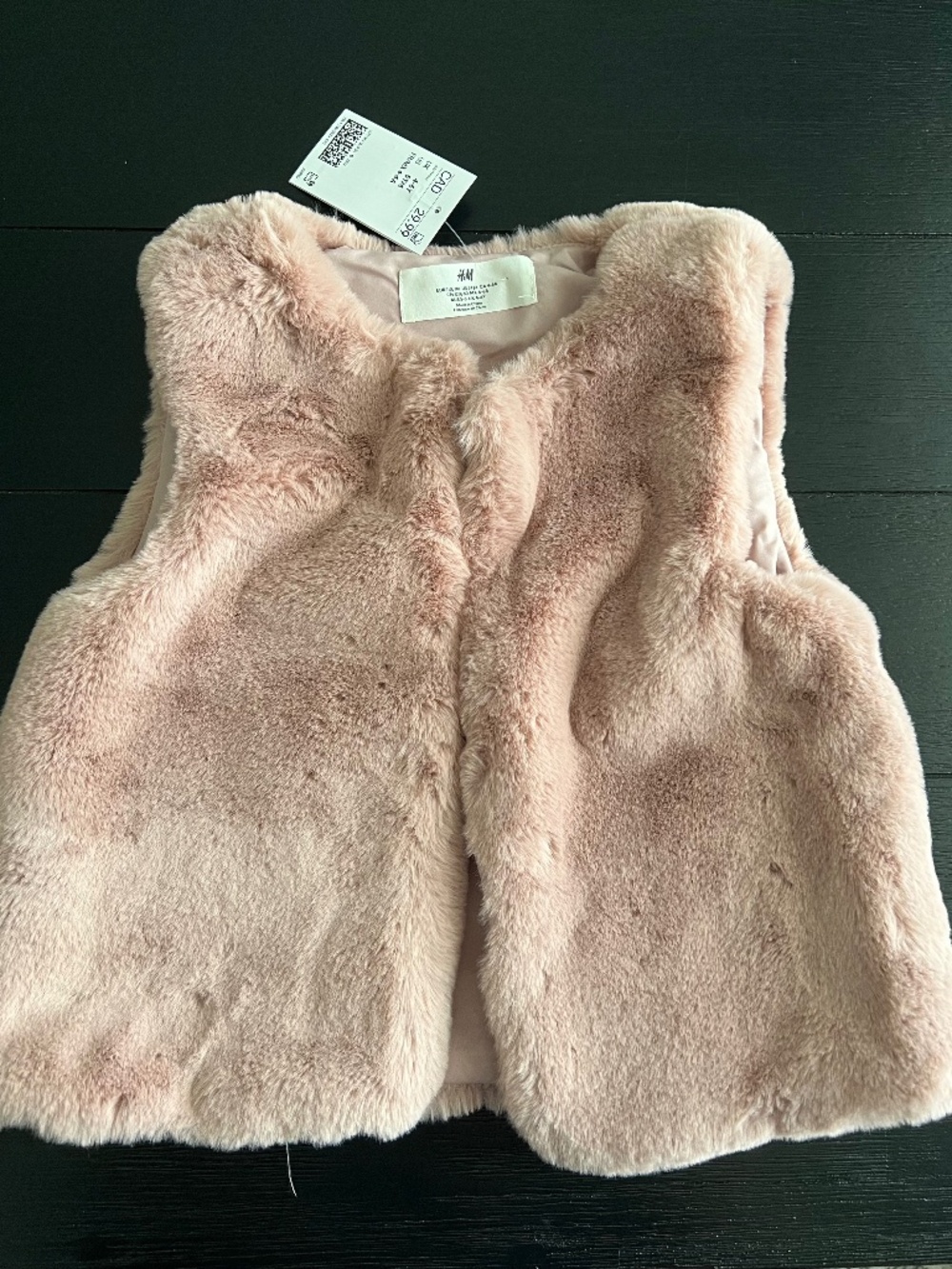 H&M 5T Faux Fur Vest